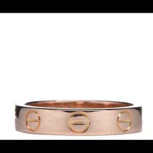 CARTIER 18K Pink Gold 3.5mm LOVE Ring 52